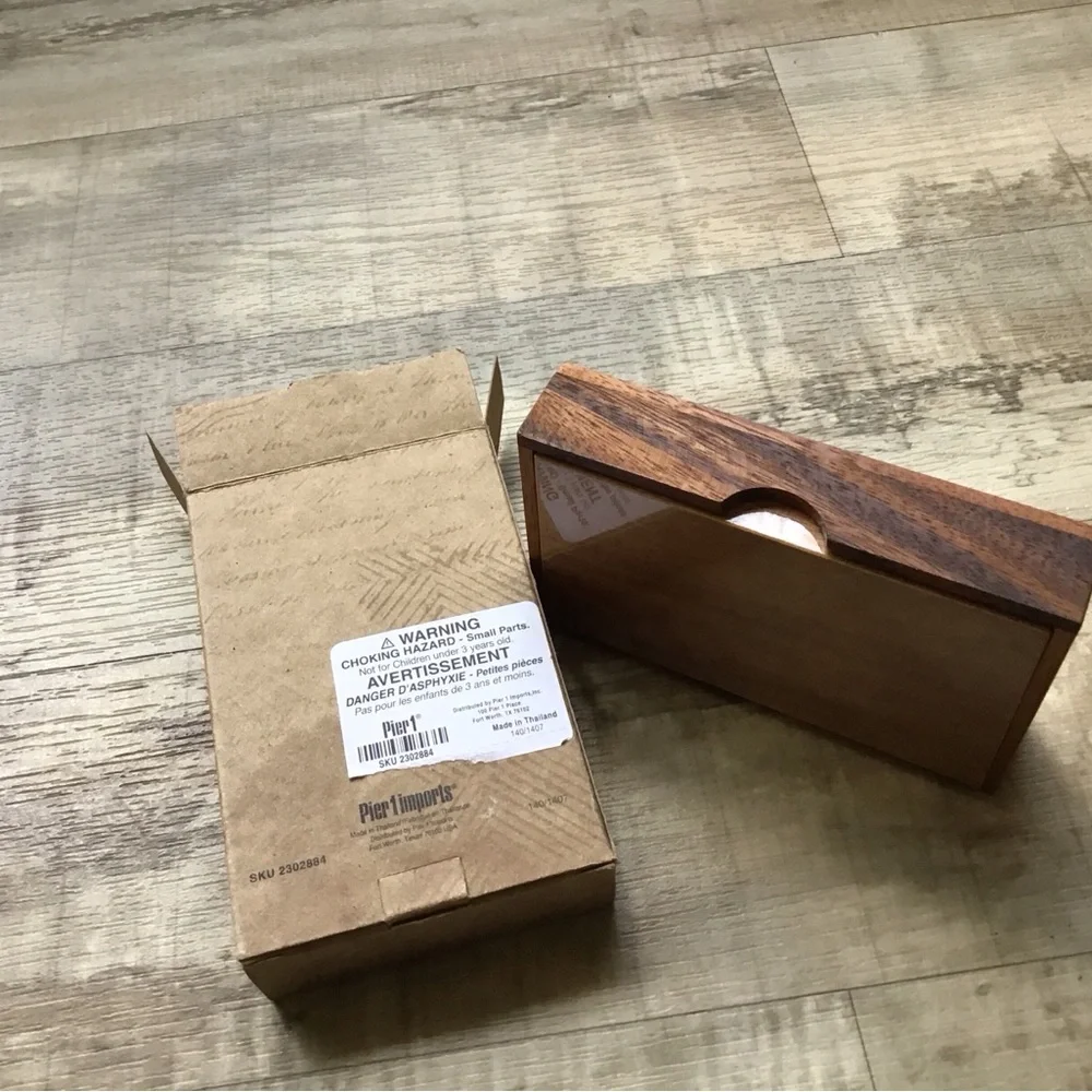 NWT Pier 1 Imports Natural Wood Switch Eight Brain Teaser Puzzle Game